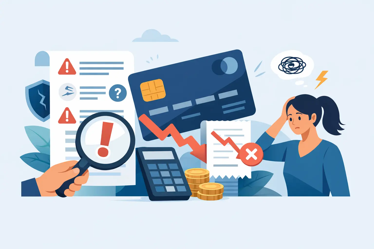 7 erros na fatura do cartão: como identificar cobranças indevidas e agir para proteger seu orçamento
