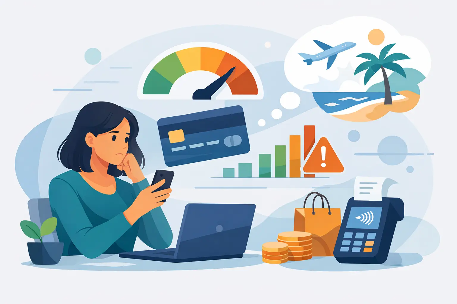 Como acompanhar limite do cartão, prever a fatura e usar o crédito com mais controle no orçamento mensal