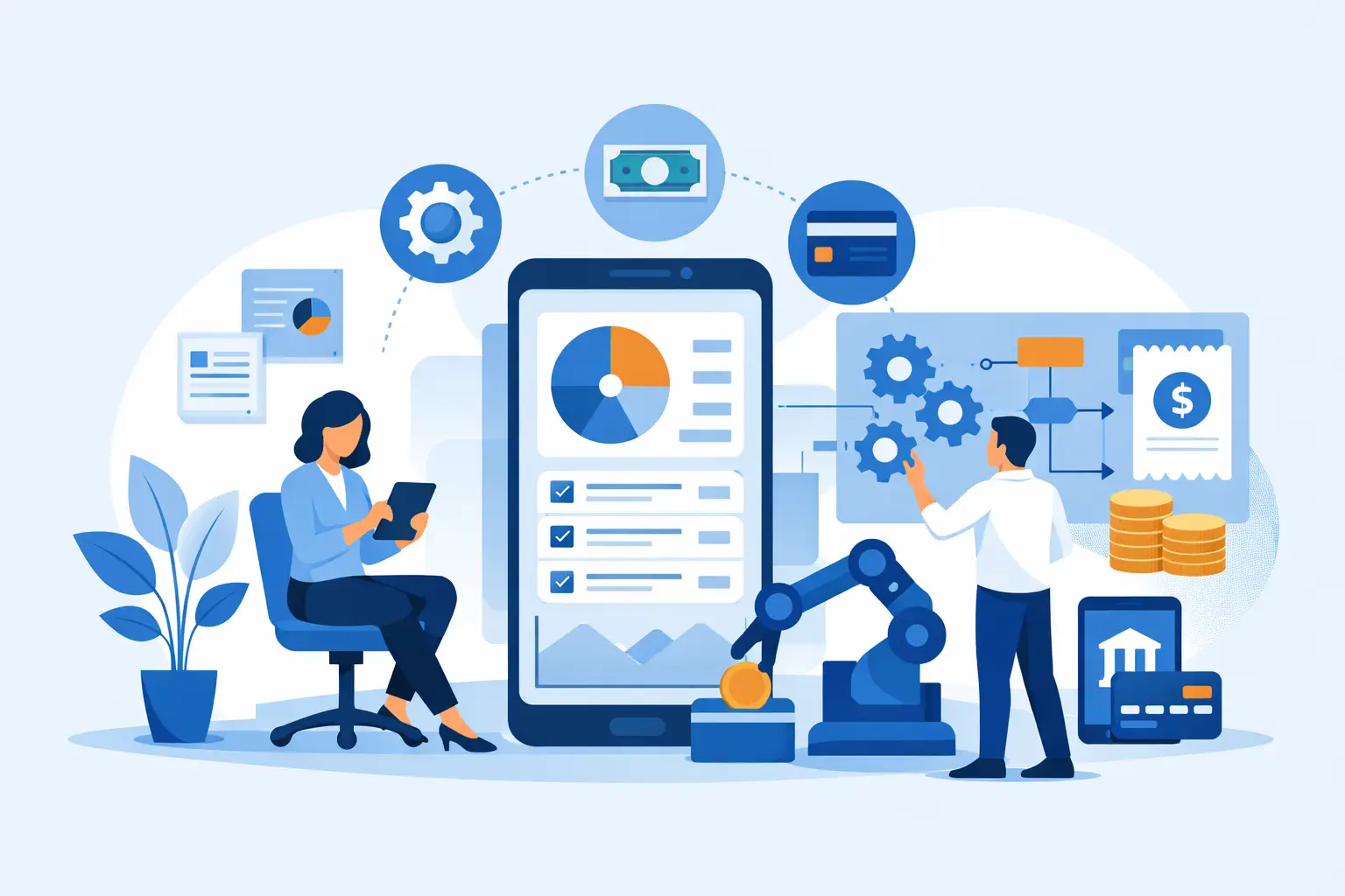 Como automatizar controle de despesas com cartões, investimentos e orçamento em um único painel
