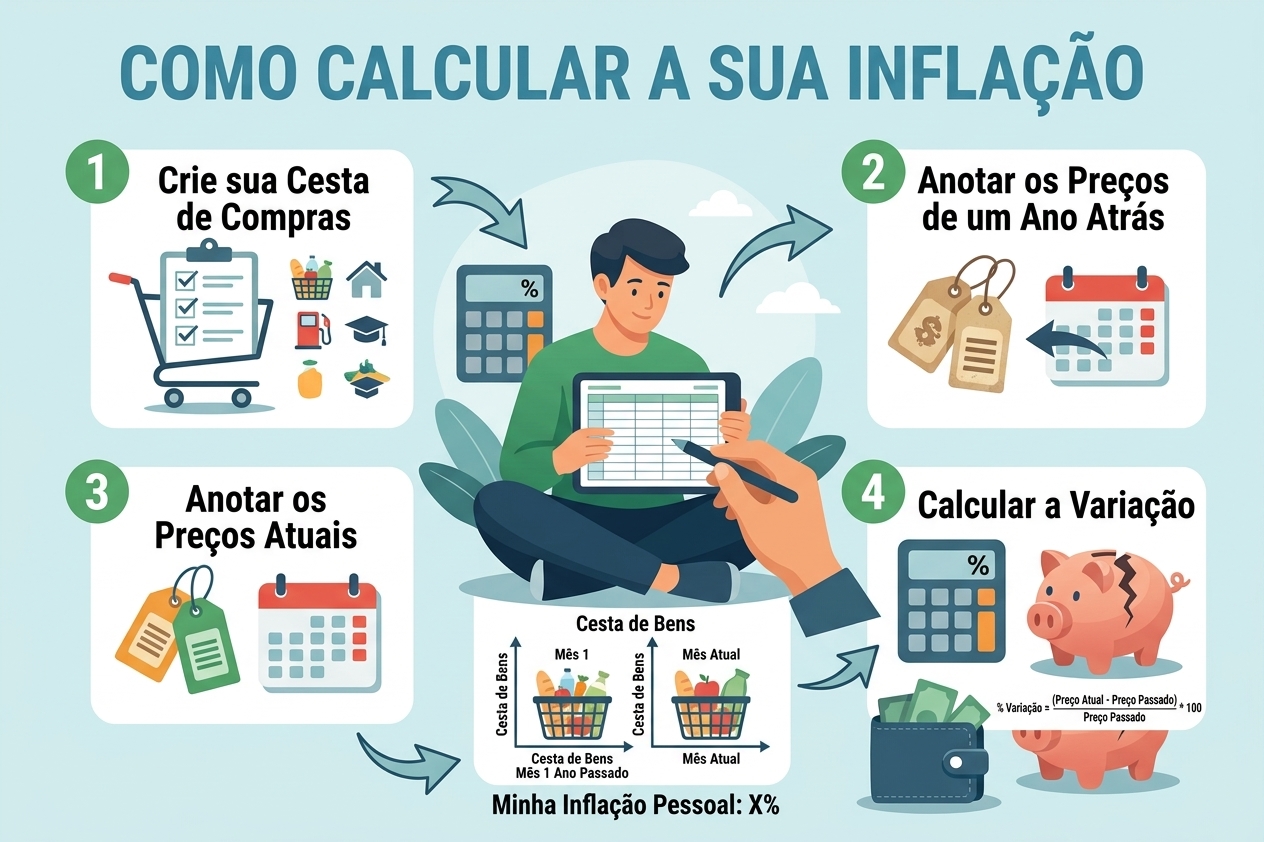 Como calcular a sua inflação pessoal: média ponderada dos gastos a partir de notas fiscais e gráfico no Finnly