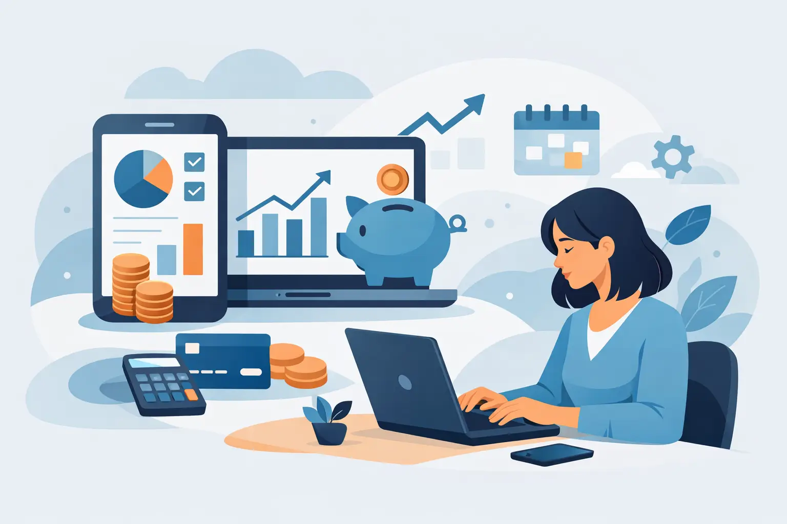 Como organizar finanças pessoais online com clareza, menos planilhas e controle real sobre gastos e investimentos
