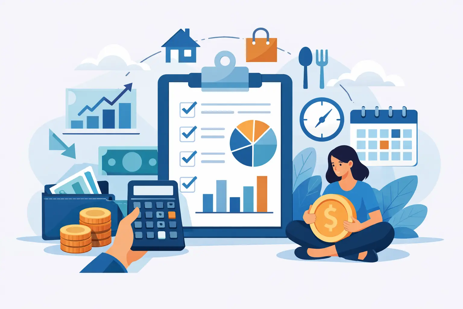 Como organizar gastos mensais com método simples para controlar contas, cartão, metas e evitar surpresas no fim do mês
