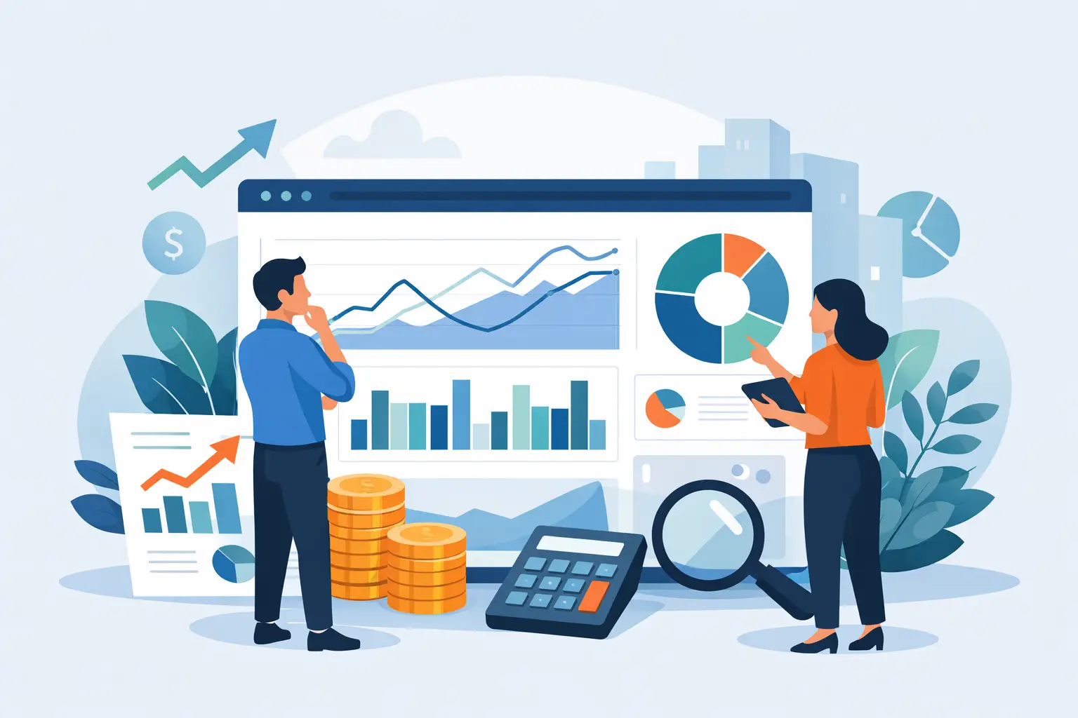 Dashboard financeiro completo: como visualizar gastos, fatura, investimentos e impostos para tomar decisões melhores