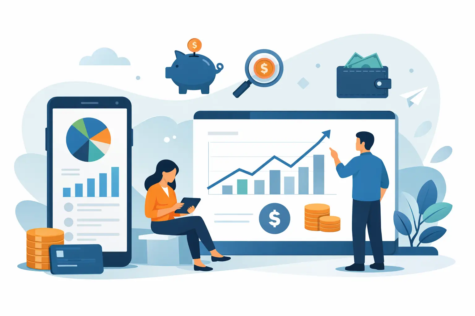 Finanças digitais: organize gastos, cartão, investimentos e impostos em um só fluxo