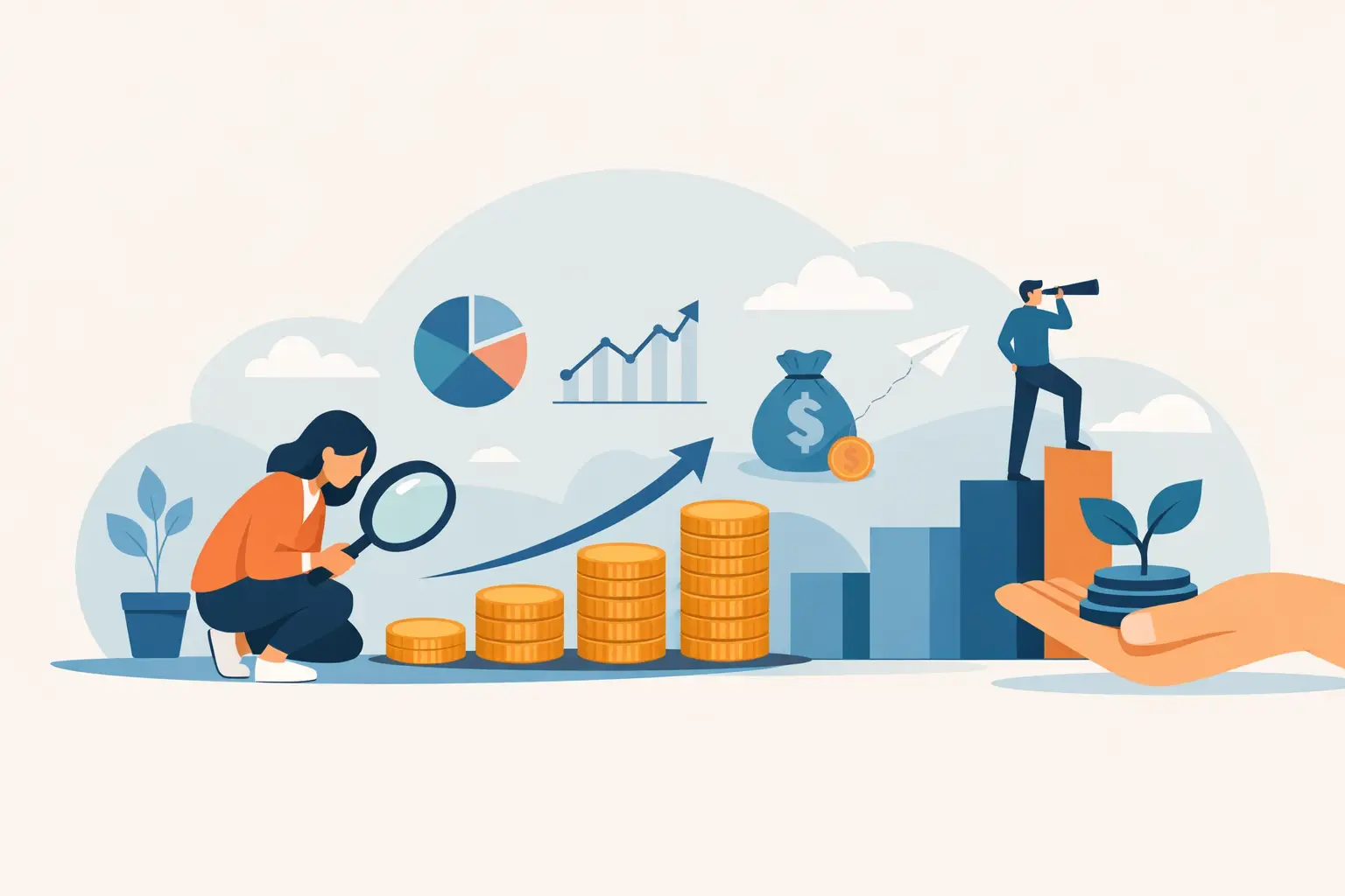 Guia de investimentos para iniciantes: passos práticos para organizar finanças e começar a investir com clareza