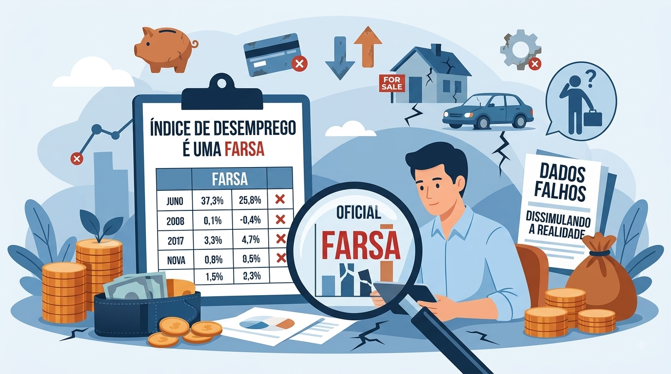 Análise da taxa de desemprego e distorções na renda média do trabalhador