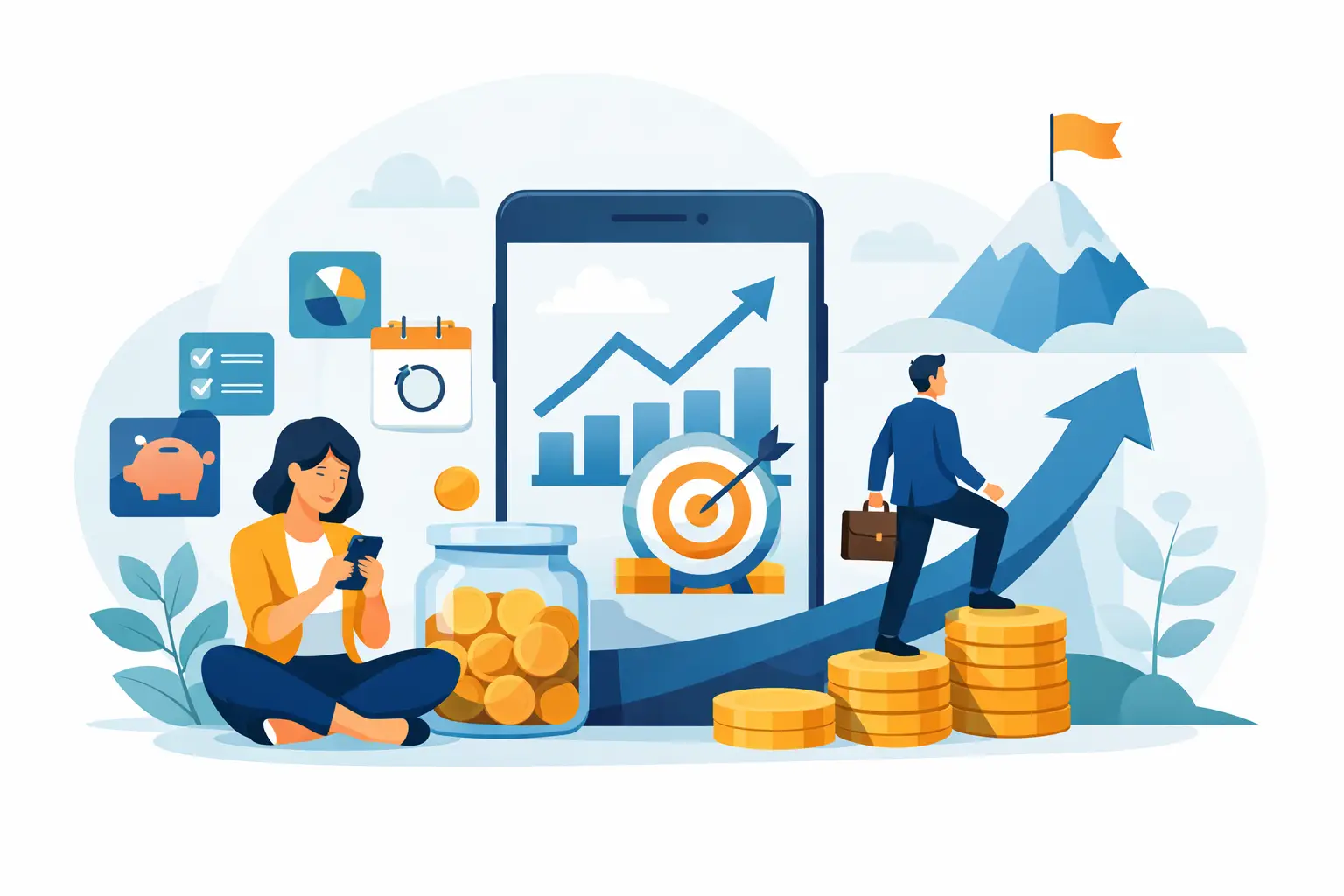 8 melhores apps para metas financeiras: organize orçamento, investimentos e objetivos