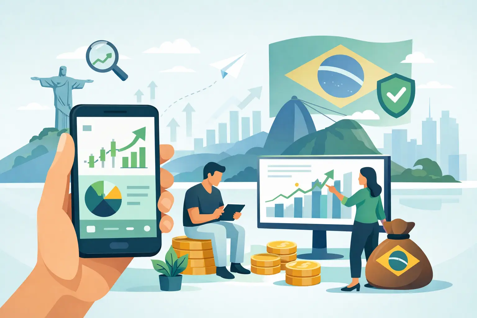 Qual melhor app para investidores no Brasil?